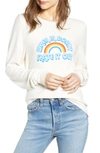 WILDFOX BAGGY BEACH JUMPER - SKATE IT OUT PULLOVER,WVV6135G7