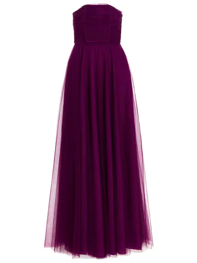 19:13 Dresscode Long Tulle Dress In Purple