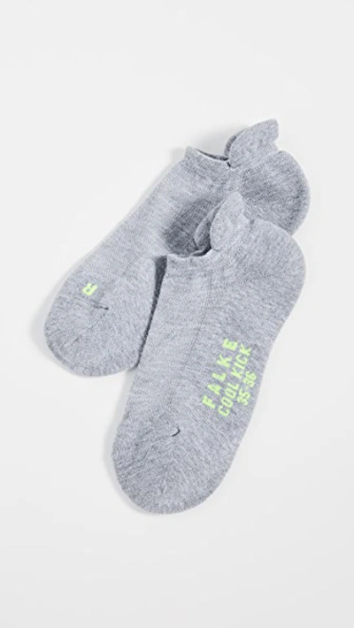 Falke Cool Kick Tab Ankle Socks In 3400 Light Grey