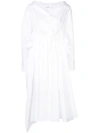 ADEAM ADEAM RELAXED SHIRT DRESS - 白色