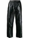 MM6 MAISON MARGIELA CROPPED STRAIGHT LEG TROUSERS