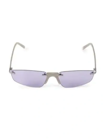 Andy Wolf Ophelia 58mm Oval Sunglasses In Purple