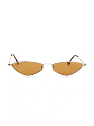 Andy Wolf 57mm Sandy Triangle Sunglasses In Gold