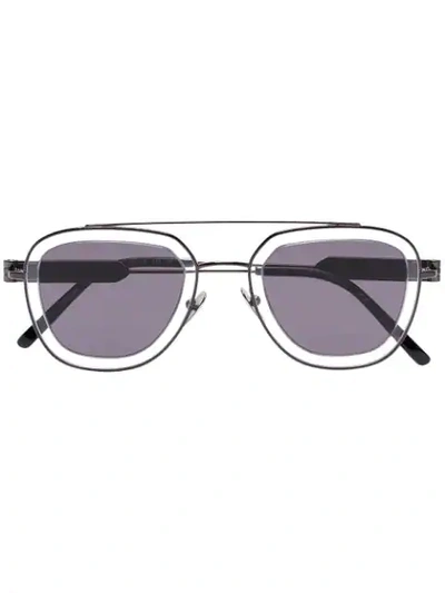 Calvin Klein 205w39nyc 1910 Aviator Sunglasses - 灰色 In Grau