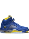 Jordan Air  5 Retro Sneakers In Blue