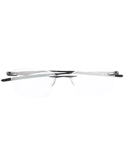 Oakley Rectangle Frame Glasses - Black In Schwarz