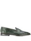 ETRO ETRO LEATHER LOAFERS - GREY