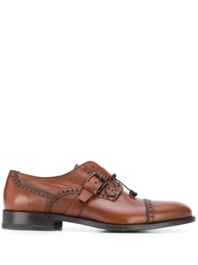 Etro Leather Brogues - 棕色 In Brown