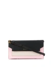 MARNI MARNI TRUNK COLOUR BLOCK CROSSBODY BAG - 粉色