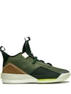 Jordan X Travis Scott Air  33 Nrg Sneakers In Green