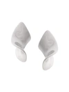 ANNELISE MICHELSON ANNELISE MICHELSON EXTRA SMALL TWIST EARRINGS - SILVER