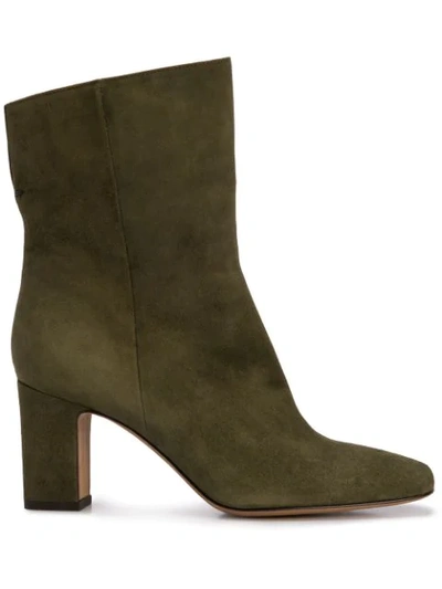 Tabitha Simmons Lela Ankle Boots In Green
