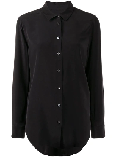 Equipment Essential Silk Shirt In Black