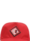 Givenchy Logo Patch Baseball Cap In Red