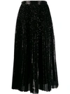 MSGM SEQUINED MIDI SKIRT