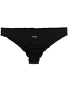 L'autre Chose Slip Mit Stickerei In Black