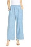 ALICE AND OLIVIA BENNY FRAYED ANKLE WIDE LEG PANTS,CC905C13108