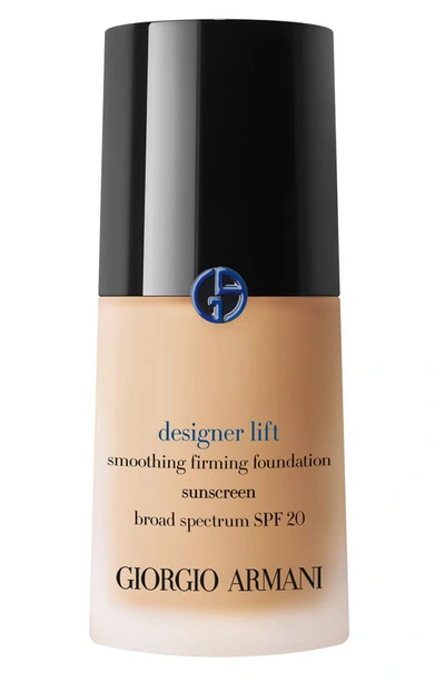 Giorgio Armani Designer Lift Smoothing Firming Full Coverage Foundation With Spf 20 4 1 oz/ 30 ml In 4.0