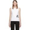 HELMUT LANG HELMUT LANG WHITE FEMME MUSCLE TANK TOP