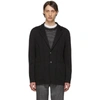 MAISON MARGIELA MAISON MARGIELA BLACK PIQUE BLAZER