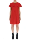 RED VALENTINO RED VALENTINO RUFFLE MINI DRESS