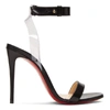 CHRISTIAN LOUBOUTIN CHRISTIAN LOUBOUTIN BLACK JONATINA SANDALS