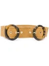 ZIMMERMANN ZIMMERMANN DOUBLE BUCKLE BELT - NEUTRALS