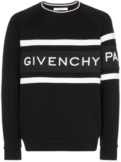 Givenchy Logo Panel Sweatshirt - 黑色 In Black