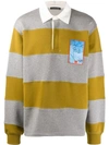 ACNE STUDIOS STRIPED RUGBY POLO SHIRT