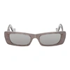 Gucci Gg0516s 002 Rectangular-frame Sunglasses In Grey