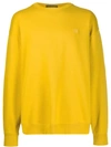 Acne Studios Oversized Sweatshirt Honey Yellow