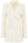 ALESSANDRA RICH ALESSANDRA RICH PINSTRIPE DOULBE