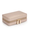 Wolf Palermo Zip Jewelry Case - Metallic In Rose