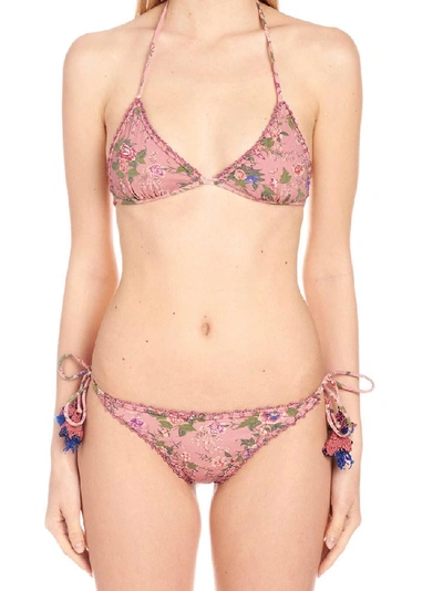 Anjuna Floral Printed Bikini In Multi