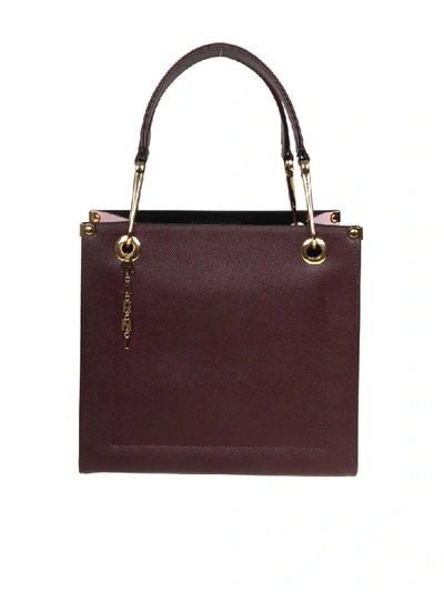 Marni Burgundy Leather Handbag