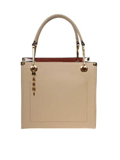 Marni Leather Hand Bag In Neutrals
