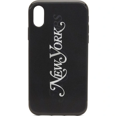 Marc Jacobs New York Magazine Logo Iphone Xr Case In Black