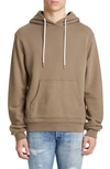 John Elliott Beach Relaxed Fit Hoodie In Brown