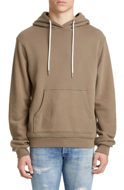 John Elliott Beach Relaxed Fit Hoodie In Brown