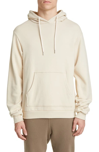 John Elliott Beach Loopback Cotton-jersey Hoodie In Ecru