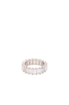 THE M JEWELERS NY THE EMERALD CUT PAVE RING,TSNR-WL62