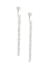 ADRIANA ORSINI Crystal Linear Drop Earrings