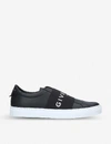 GIVENCHY Knot elastic leather trainers,5106-10004-1584200169