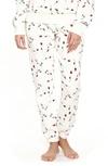 ADAM SELMAN ROSE PRINT UNISEX SWEATPANTS,15400SWE