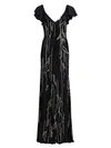 AMEN BEADED SILK GOWN,0400010760604