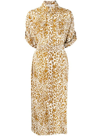 Zimmermann Leopard Print Safari Dress - 棕色 In Brown