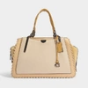 COACH Dreamer 36 Bag in Ivory Whipstitch Colorblock Mixed Leather