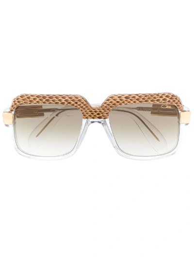 Cazal Square Frame Sunglasses - Neutrals