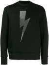 NEIL BARRETT NEIL BARRETT THUNDERBOLT SWEATSHIRT - 黑色