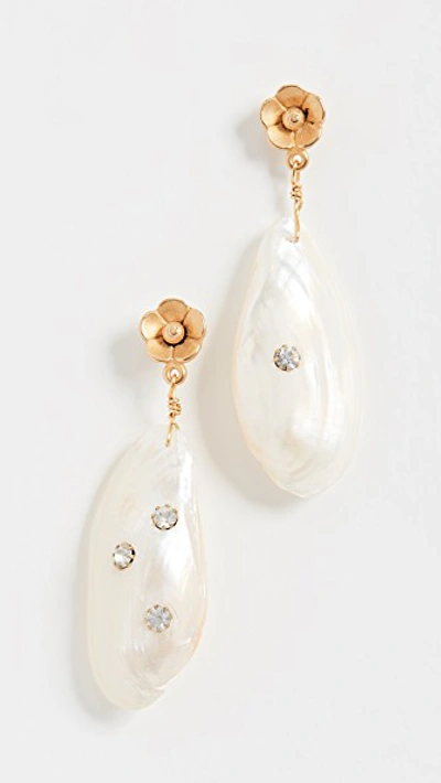 Brinker & Eliza White Hot Earrings